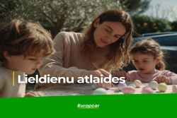 Lieldienu atlaides Europcar